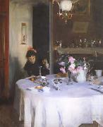 John Singer Sargent The Breakfast Table (mk18) oil painting picture wholesale